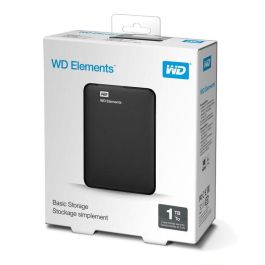 WESTERN DIGITAL Elements Portable Disco Duro Externo 1 TB 2.5" USB 3.2 Negro
