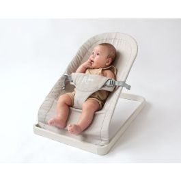 KioKids Hamaquita Gris Claro para Bebé, desde +0 Meses, Ligera y Segura, con Funda Desmontable y Lavable, Acero Poliéster