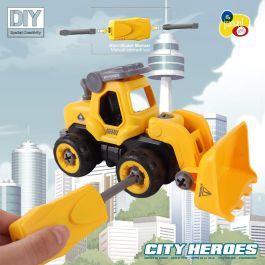 Tachan Vehículo de Construcción DIY Armable, 27 Piezas para Niños, T01020