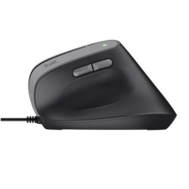 Trust Ratón Ergonómico Vertical Bayo Ii Con Cable 800-2400Dpi Negro