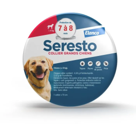 Seresto Collar Antiparasitario para Perros Grandes - Protección contra Pulgas y Garrapatas por 7-8 Meses