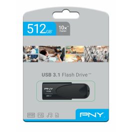 Memoria USB PNY FD512ATT431KK-EF Negro 512 GB (1 unidad)