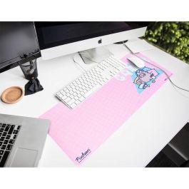 ERIK Alfombrilla gaming Pusheen, tapete de ratón y teclado, 80x35cm, superficie textil impermeable, base de goma antideslizante