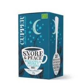 CUPPER Snore Peace Infusión de Manzanilla, Lavanda y Melisa Bio - 20 Bolsitas Precio: 3.8900004. SKU: B1CGGT7QCM