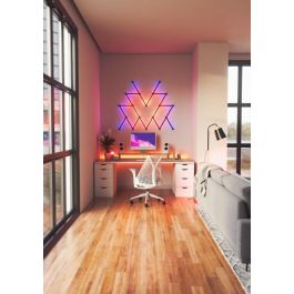 Nanoleaf Lines Skin Negro Mate 9 Piezas - Cubiertas Snap-On Ultra Ligeras para Personalizar Barras Luminosas