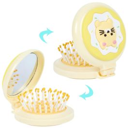 The Concept Factory Cepillo Espejo Bolsillo Kawaii Gato Rana Conejo Oso Colección Surtida