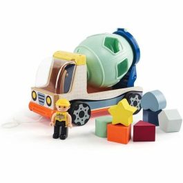 TOP BRIGHT TOP4260771791033 Vehículo de Construcción Clasificador de Formas y Colores con Tambor Mezclador de Hormigón 360º