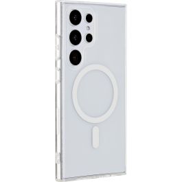 eSTUFF INFINITE OSLO Funda Híbrida Magnética Transparente Samsung Galaxy S24 Ultra, 86% Plástico Reciclado, Protección Esquinas