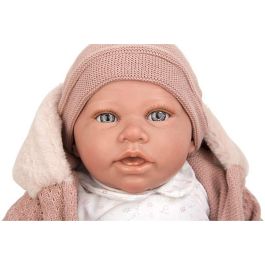 Muñecas Arias Muñeca Elegance 54 cm Anuk Rosa Algodón-Vinyl