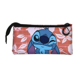 Karactermania Lilo y Stitch Portatodo Triple Fan 2.0 Estuche Escolar 11x23x7cm