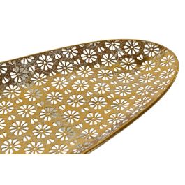 Bandeja Arabe DKD Home Decor Dorado 20 x 4 x 59.5 cm Set de 2