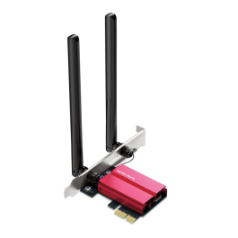 Mercusys MA86XE Adaptador y Tarjeta de Red Interna PCI Express Wi-Fi 6 (802.11ax) 5400 Mbps Tribanda Bluetooth Negro Precio: 32.49999984. SKU: S5621406