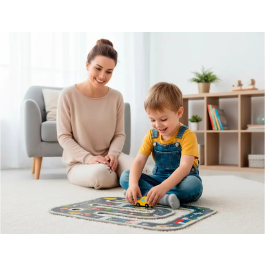 Imaginovo Puzle Infantil Madera Ciudad de Carretera +3 Años 21 Piezas 22x22x6.4cm