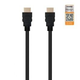 Cable HDMI con Ethernet NANOCABLE HDMI V2.0, 3m 3 m Negro 3 m Cable HDMI con Ethernet NANOCABLE HDMI V2.0, 3m 3 m Negro 3 m