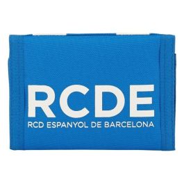 Safta Billetera RCD Espanyol 12,5x9,5 cm Poliéster 600D Blanco y Azul