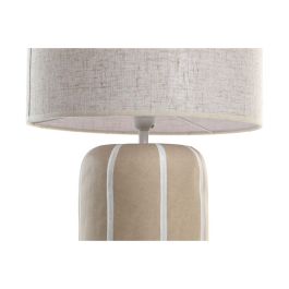 Lampara Sobremesa Urban DKD Home Decor Marron Claro Blanco 36 x 60 x 36 cm