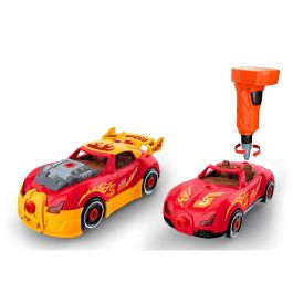 Tachan Coche de Carreras Rojo 2 en 1: Construye 2 Modelos Diferentes con Destornillador Manual y Eléctrico, para Niños +3 Años Precio: 14.49999991. SKU: B13B3FGAEV