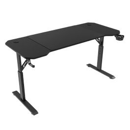 Mars Gaming Mesa Gaming Ergo MGDERGO140 140x60 cm Altura Ajustable 3 Posiciones Fibra de Carbono, Soporte Cascos y Alfombrilla Incluida - Negro Precio: 180.50000034. SKU: B154QNGHH4