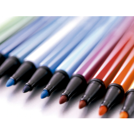 Stabilo Rotulador Pen 68 Acuarelable Estuche 24 Colores Estándar + 6 Colores Neón Trazo 1 mm