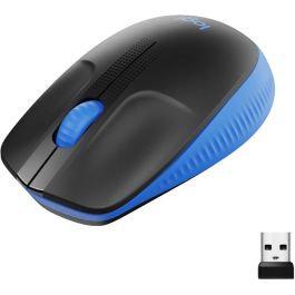 Logitech M190 Ratón Inalámbrico de Tamaño Completo Ergonómico para Manos Grandes, RF, 18 Meses de Batería, Azul Precio: 15.49999957. SKU: S55080635
