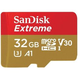 Sandisk Extreme Tarjeta MicroSDXC 32GB Clase 10 UHS-I U3 V30 Velocidad 100MB/s Lectura 90MB/s Escritura Precio: 37.59000036. SKU: B1FWSBNYCQ