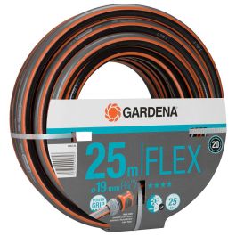 Gardena Manguera de riego Flex 25 m, Ø19mm (3/4"), PVC entramado alta calidad, tratamiento anti UV, 25 bar