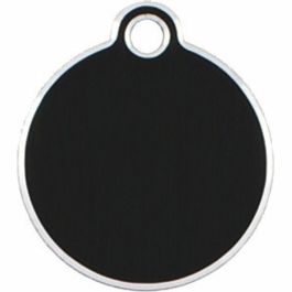 Placa identificativa para collar Imarc Circle Negro