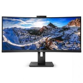 Monitor Profesional Ultrapanorámico Curvo Philips 346P1CRH 34"/ WQHD/ Webcam/ Multimedia/ Regulable en altura/ Negro Precio: 583.50000005. SKU: S55146590