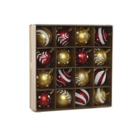 Bolas de Navidad Home ESPRIT Rojo Dorado PVC 25 x 6 x 25 cm (16 Piezas) Precio: 5.50000055. SKU: B1E4PPTJ8Y