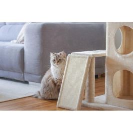 Rascador para gatos 100 cm - ALESSIA - KERBL - Suave - Nicho de dos pisos Rascador para gatos 100 cm - ALESSIA - KERBL - Suave - Nicho de dos pisos