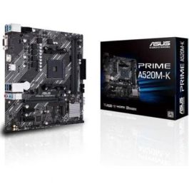 Asus PRIME A520M-K Placa Base Micro ATX AMD AM4 para Ryzen 5000/4000/3000, DDR4, M.2, PCIe 3.0, HDMI/D-Sub, Ethernet 1Gb Precio: 73.50000042. SKU: B1FMX7SAK2