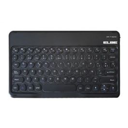 Elbe TE-102-BT Teclado Bluetooth Slim Negro Batería Recargable Compatible Windows iOS Android Smart TV