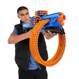 Zuru ZUR1714432311023 XSHOT Insanity Mad Mega Barrel - Blaster Giratorio con Cañón de 72 Dardos y Alcance de 27 Metros