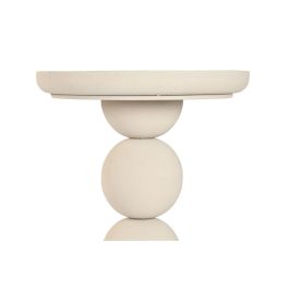 Mesita Auxiliar Moderno DKD Home Decor Beige 41 x 67 x 41 cm Mesita Auxiliar Moderno DKD Home Decor Beige 41 x 67 x 41 cm