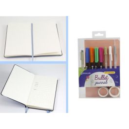 Set Libreta Bullet Soft + Rotuladores Pincel y Boligrafoos Bismark Ingraf 330619