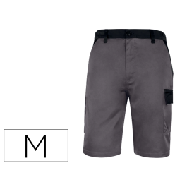 Deltaplus Pantalon de trabajo bermuda cintura ajustable 5 bolsillos color gris talla M Precio: 28.49999999. SKU: B18HF7GSZ4