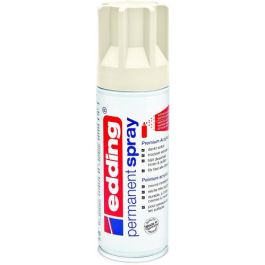 Edding Spray Pintura Acrílica Blanco Crema Mate 5200-921 Alta Gama 240gr Interior/Exterior Resistente Secado Rápido