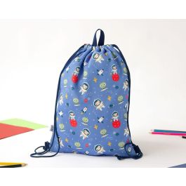 KioKids Bolsa de Almuerzo Azul de Algodón y Poliéster para Guardería, Colegio +0 meses, Capacidad 5L Precio: 6.50000021. SKU: B1E6QSG9R7