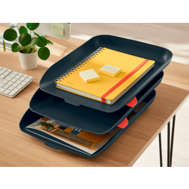 Organizadores Leitz Negro Gris Plástico