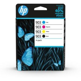 HP 903 Paquete de 4 Cartuchos de Tinta Original Negro/Cian/Magenta/Amarillo Estándar para HP OfficeJet Precio: 61.94999987. SKU: S5606617