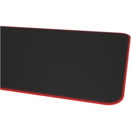 GENESIS Boron 500 XXL RGB Alfombrilla de Ratón Gaming, Negra, con Iluminación LED RGB Multicolor, 800x400mm para Escritorio Completo