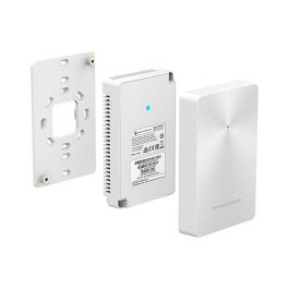 Grandstream GWN7624 Access Point In-Wall, Wi-Fi 6 1733 Mbps, Dual-Band 2.4/5GHz, PoE, 4 Puertos Gigabit Ethernet, 200 Usuarios