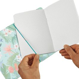 Herlitz my.book Cuaderno Flexible Ladylike Jungle A4 80 Hojas Rayado Cubierta PP Verde Multicolor