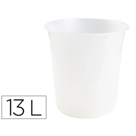 Q-connect Papelera Plástico Transparente 13 Litros 275x285 mm Precio: 3.69000027. SKU: B1B7YSPV35
