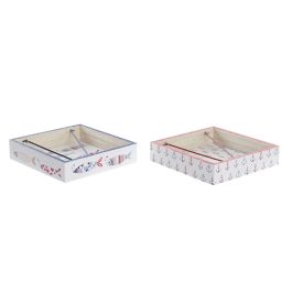 DKD Home Decor Servilletero Mediterraneo Colección Costa Peces con Conchas y Olas, MDF y Metal, Multicolor Azul, 18x18x4 cm (4 Unidades) Precio: 11.95722. SKU: B14M6KJJZZ