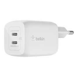 Belkin WCH013VFWH Adaptador de Corriente GaN USB-C 65W, 2 Puertos, Carga Rápida PD 3.0 para Portátil, Smartphone y Tableta - Blanco Precio: 108.49999941. SKU: B12YV78X3E
