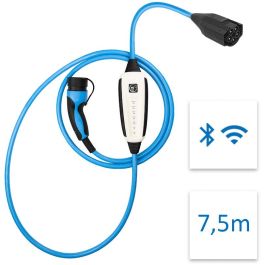 NRGkick 32A Pure 7,5m WLAN Cable de Carga Tipo 2 Derecho a Derecho IP67 IP69K 22 kW
