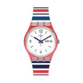 Reloj Hombre Swatch SEA BARCODE Blanco (Ø 34 mm) Precio: 100.49999971. SKU: B1BLJXVTL2