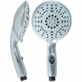 ROUSSEAU Ducha de mano Leptis de 5 chorros (lluvia, masaje, tónico), cromada Ø120mm, antical y ahorro de agua, Material ABS Precio: 24.58999994. SKU: B1EDS5R2ZG