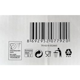 Lav Set 6 Vasos Pinta 340 cc (8 Cajas)